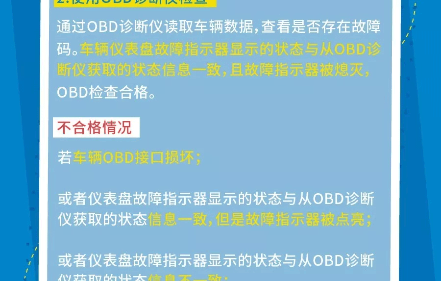 OBD不合格